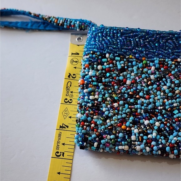 Gorgeous Boho Beaded Heavy Wristlet - Picture 6 of 6
